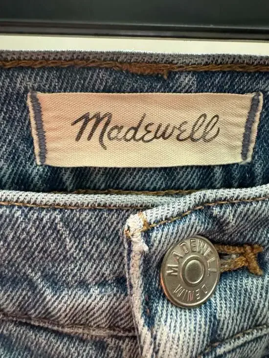 Madewell The High-Rise Slim Boyjean in Blue Wash Size 28 - Picture 2 of 4